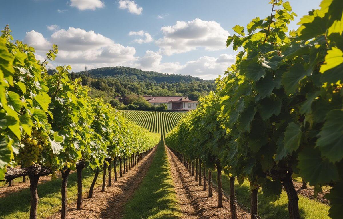 Vendanges dans les vignobles français